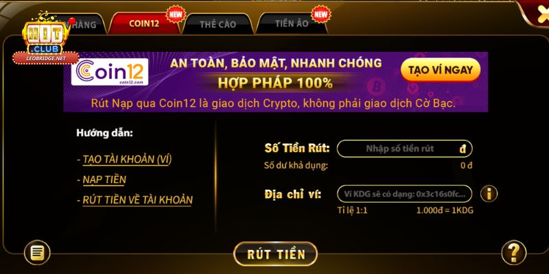 Rút tiền Hit club liệu an toàn hay không?