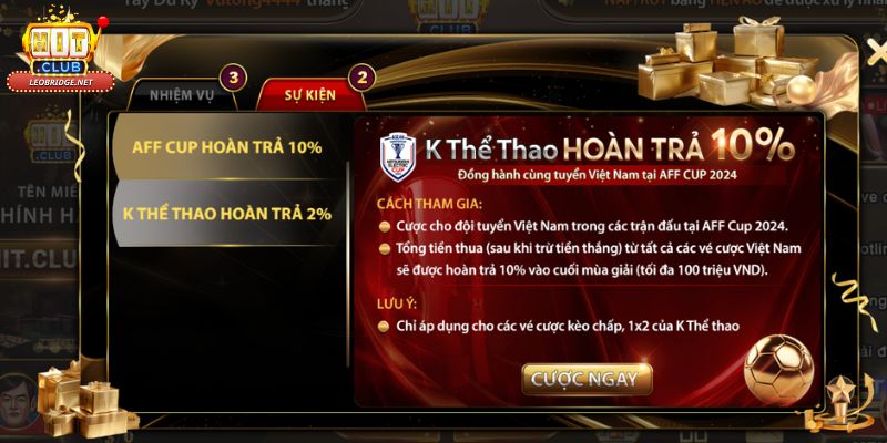 Tổng hợp các chương trình khuyến mãi Hit club